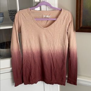 Long sleeve tye dye tee